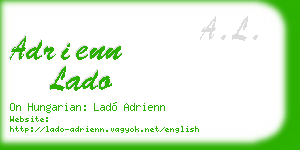 adrienn lado business card